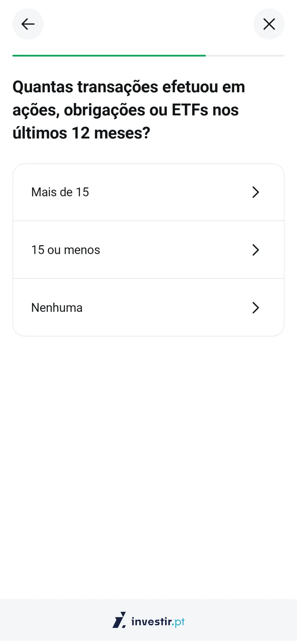 25. Número de transações realizadas