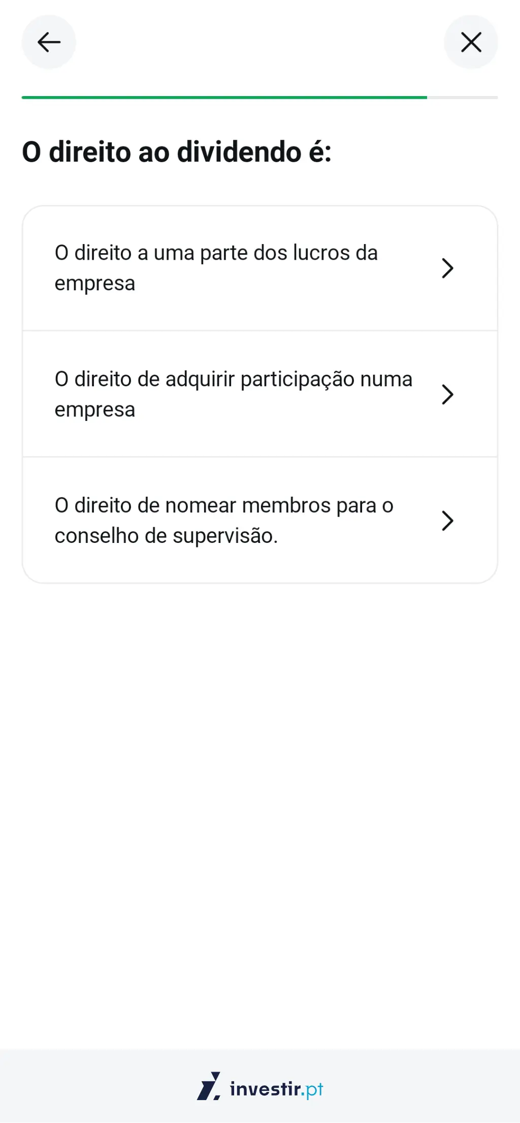 27. O que é o direito ao dividendo?