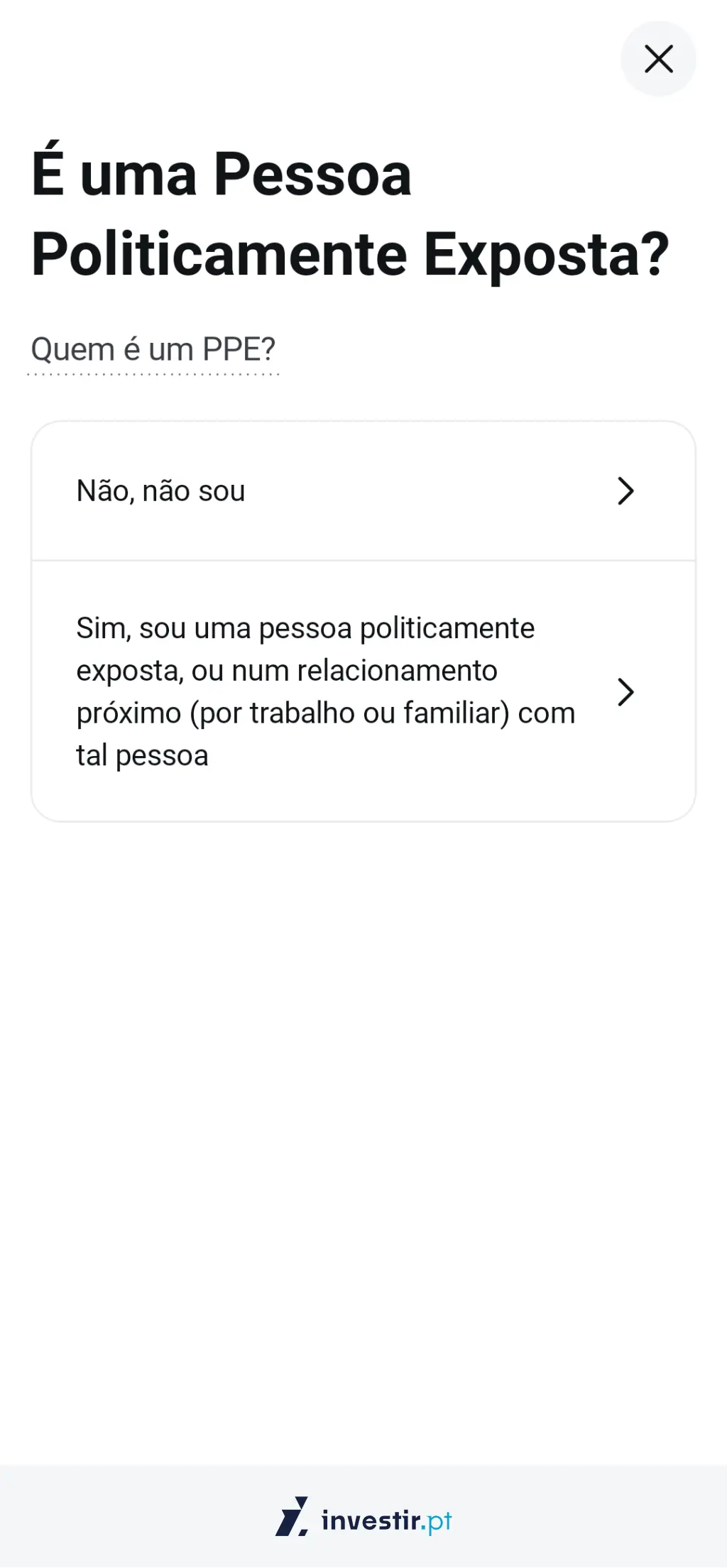 30. Pessoa Politicamente Exposta (PPE)